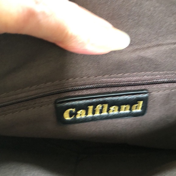 New Calfland “Bee Design”, Women’s crossbody or handle purse. - Picture 13 of 16